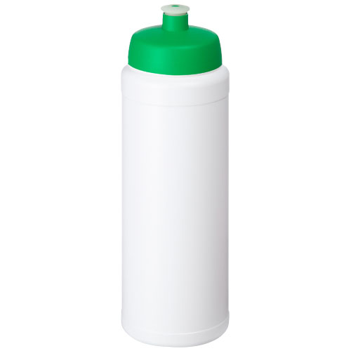 Bidon sport publicitaire anti fuite 750ml Baseline® Blanc / Vert